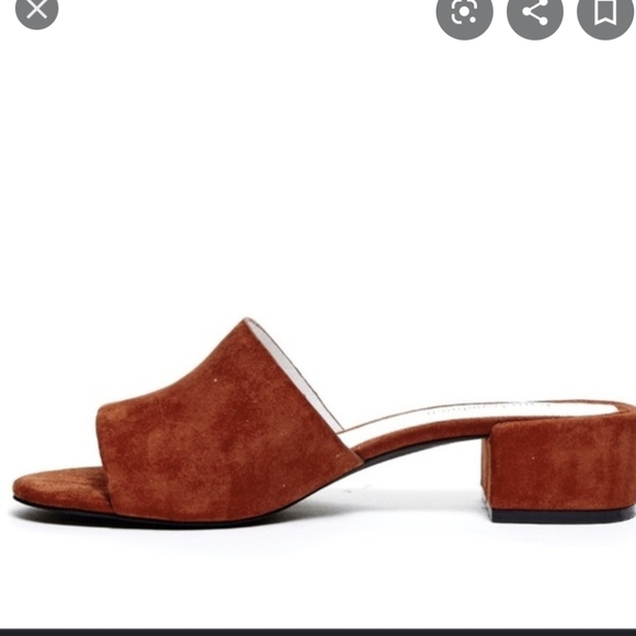 ๐ Jeffrey Campbell beaton mules in rust size 6.5 - Picture 3 of 6